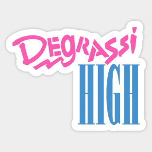 Degrassi High Logo Sticker